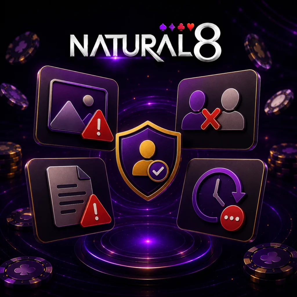 Natural8 KYC review with document verification status.
